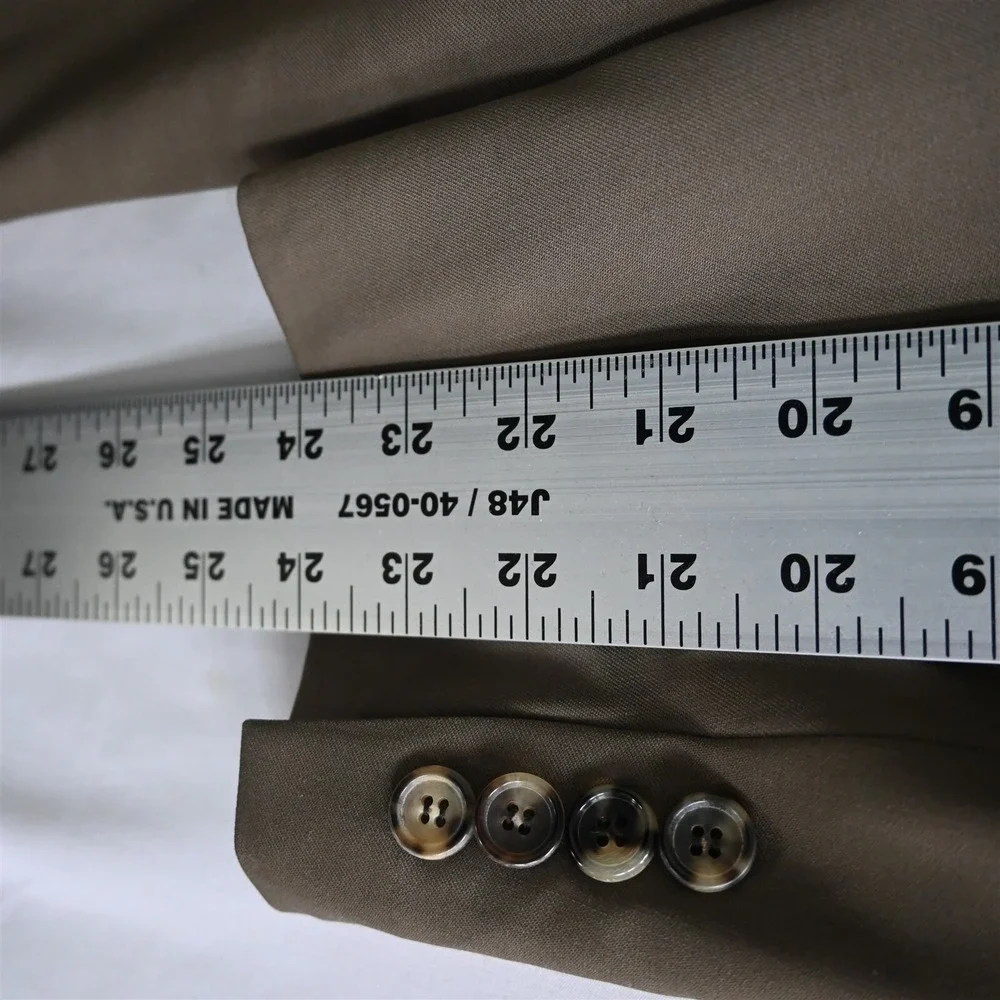 Vtg Hugo‎ Boss 44R Green USA Made Einstein/Sigma Old Money Sport Coat Jacket